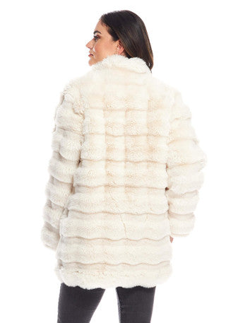 RAINIER REVERSIBLE FAUX MINK COAT