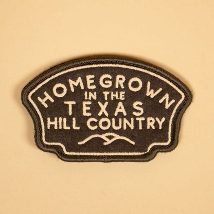 HOMEGROWN BADGE PATCH BROWN