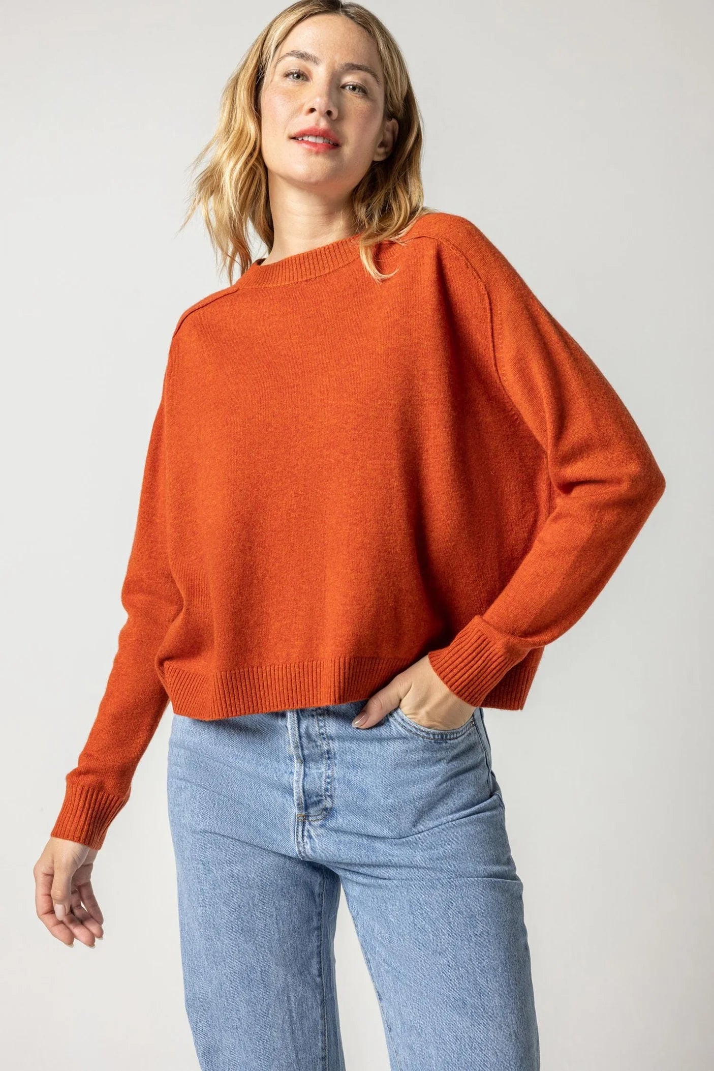 OVERSIZE SADDLE SWEATER