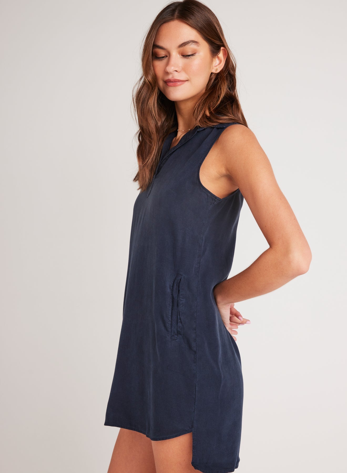 SLEEVELESS A-LINE DRESS