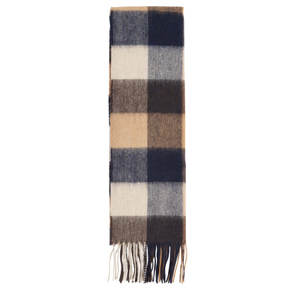 lambswool tattersall scarf