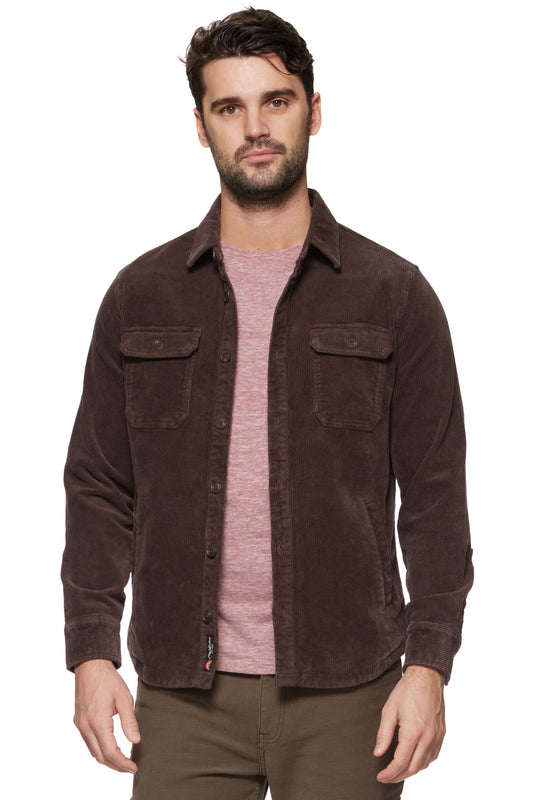 HAMILTON VINTAGE WASH CORDUROY SHIRT JACKET