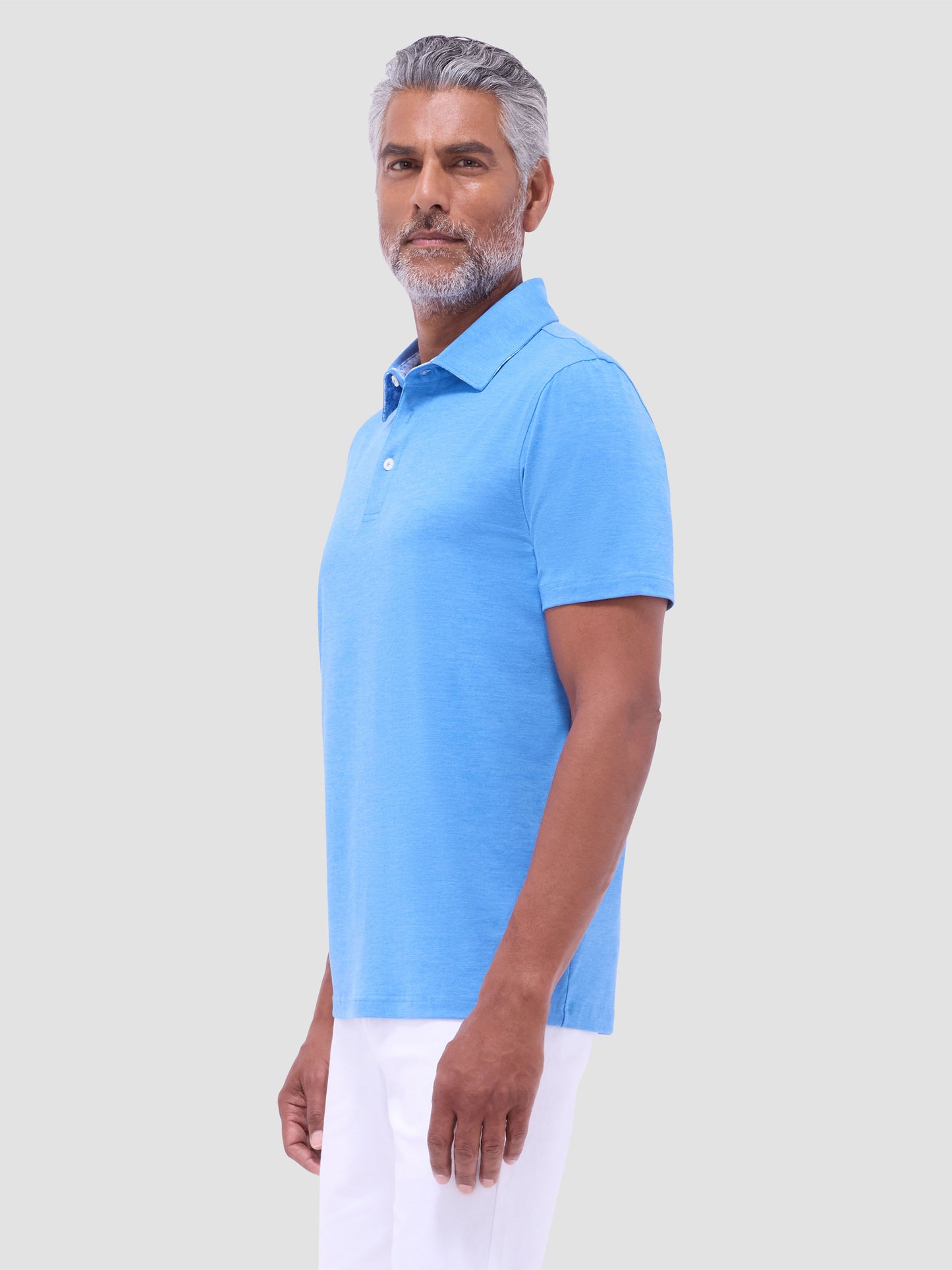 S/S THREE BUTTON POLO