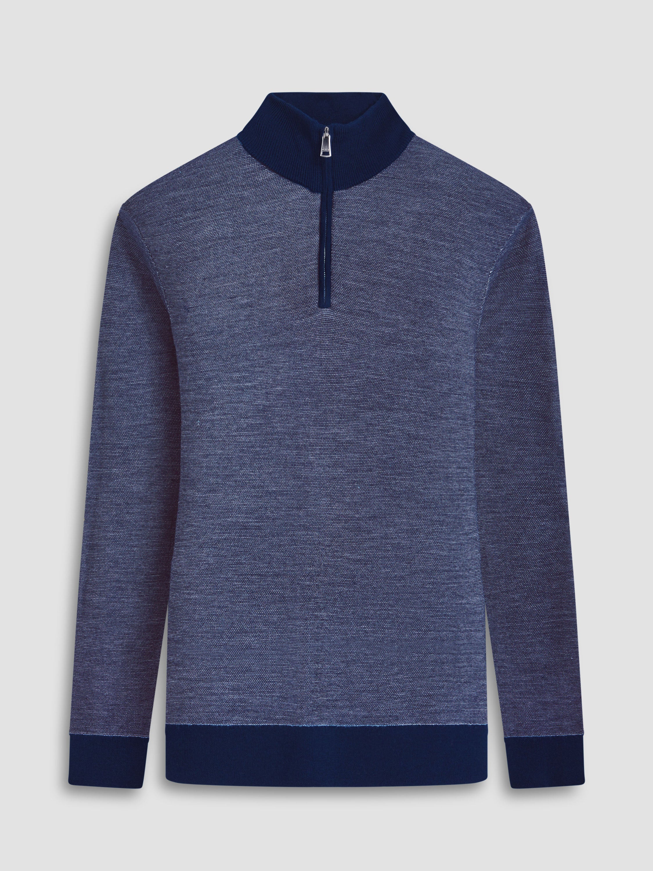 LS HALF ZIP SWEATER