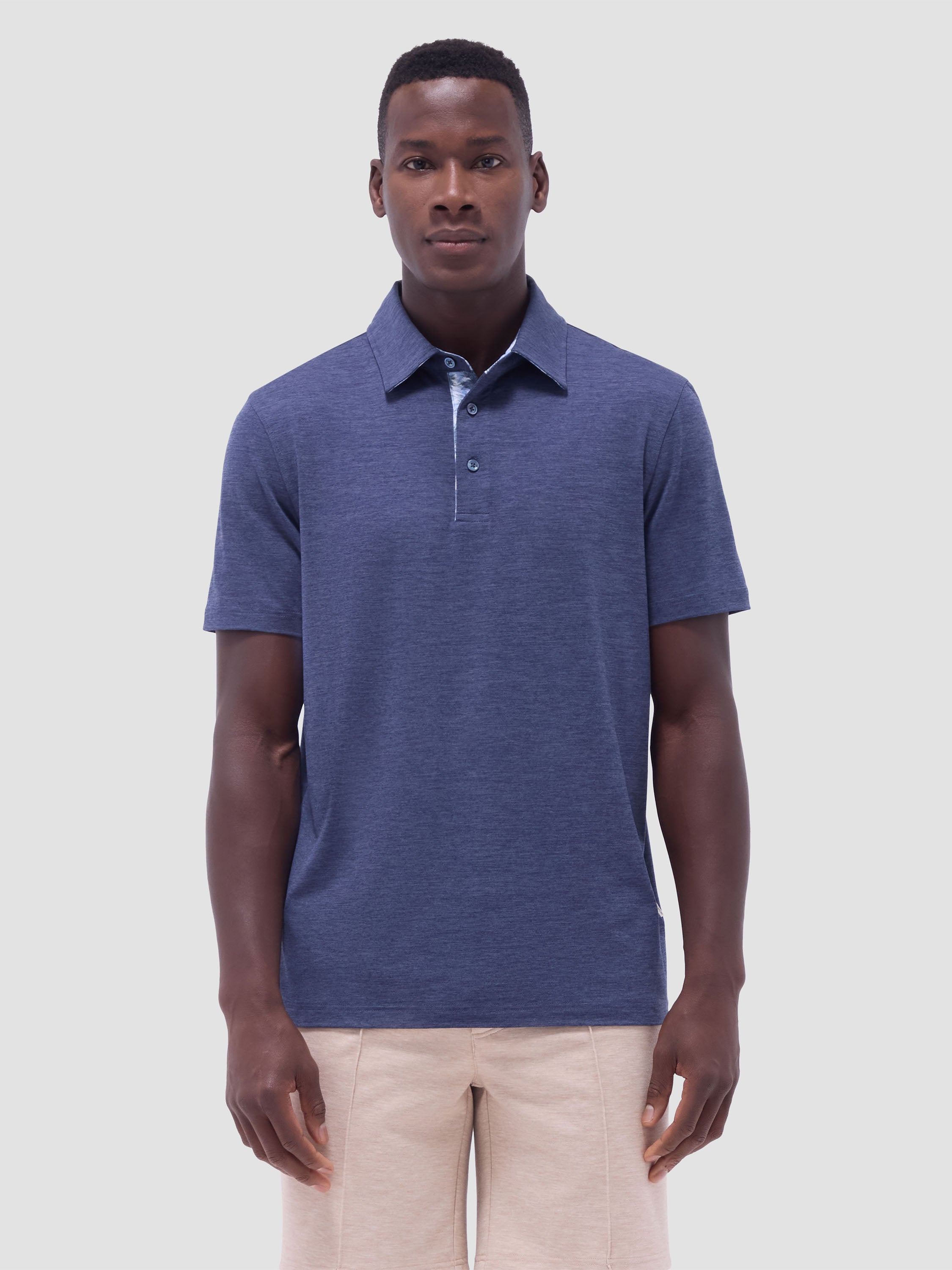 S/S THREE BUTTON POLO