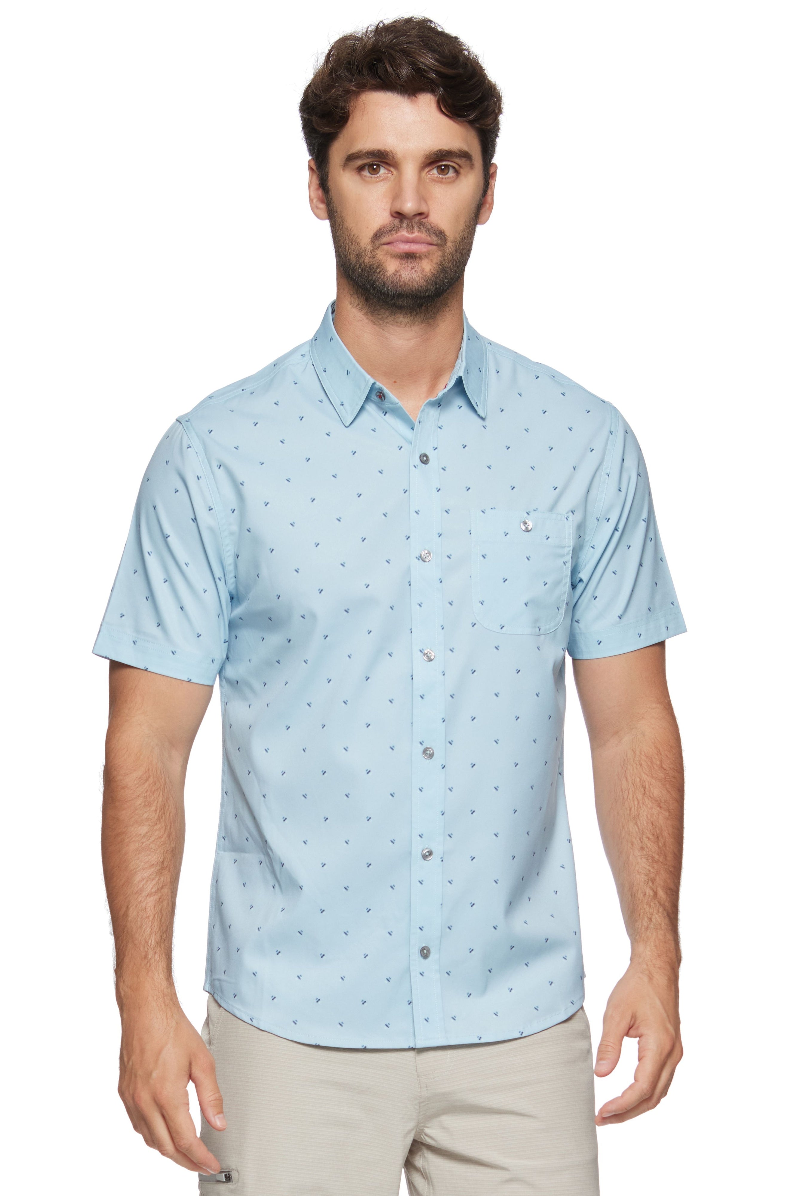 CHAPMAN SS DOT PRINT PERFORMANCE SHIRT