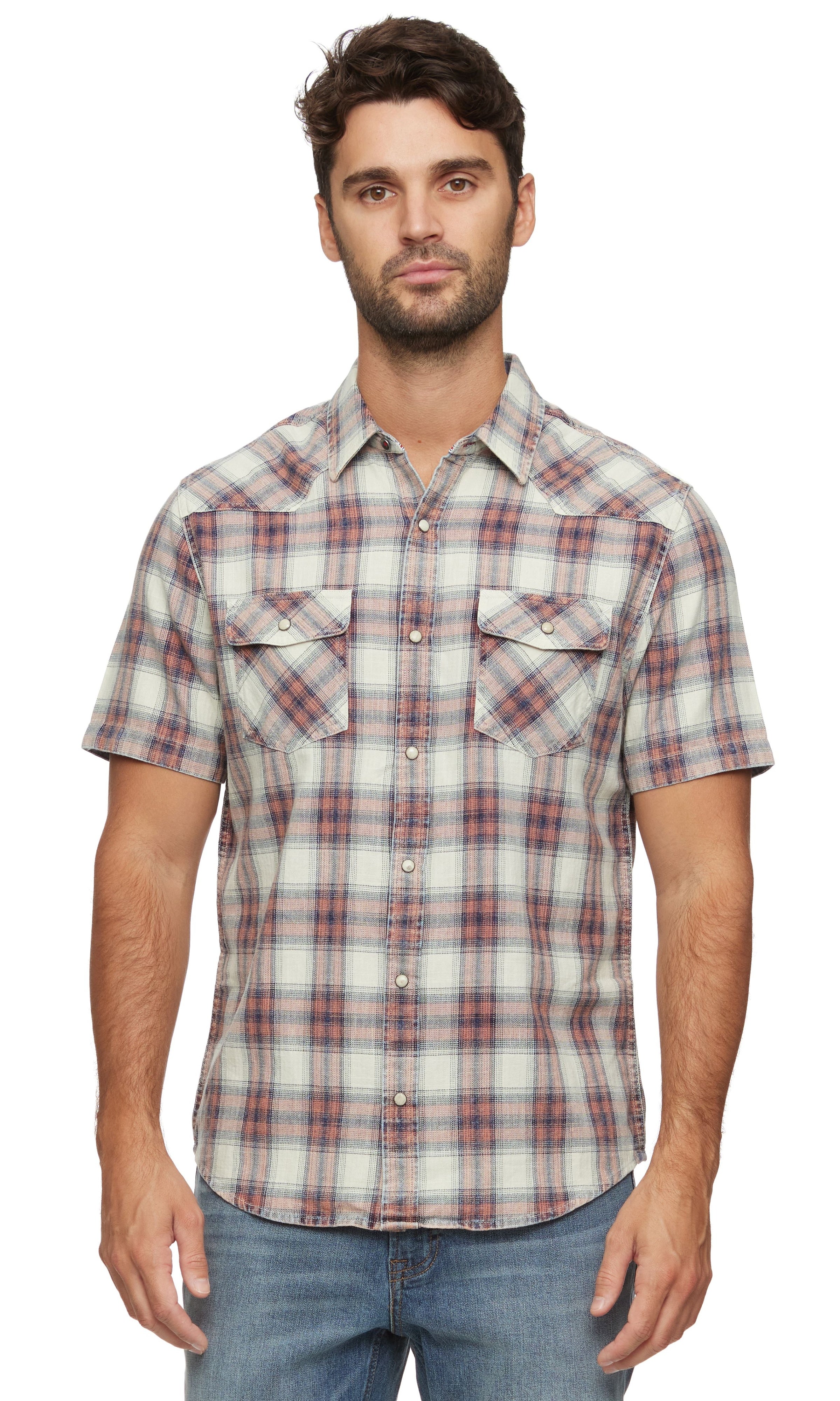 LANDRUM SS VINTAGE WASH WESTERN SHIRT