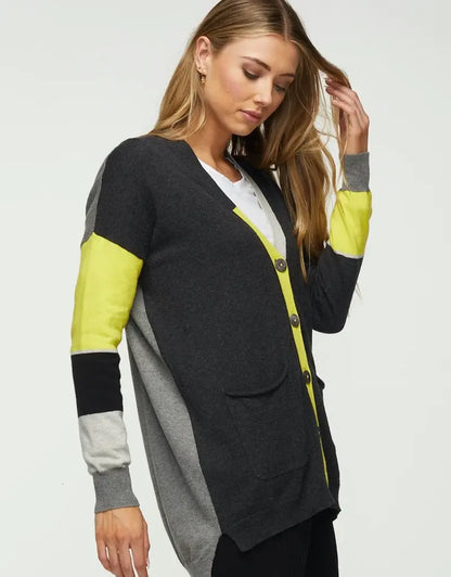 CHEERFUL CARDIGAN CHARCOAL