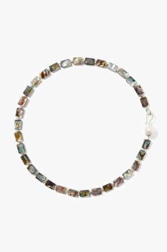 MOTHER OF PEARL BEAD NECKLACE